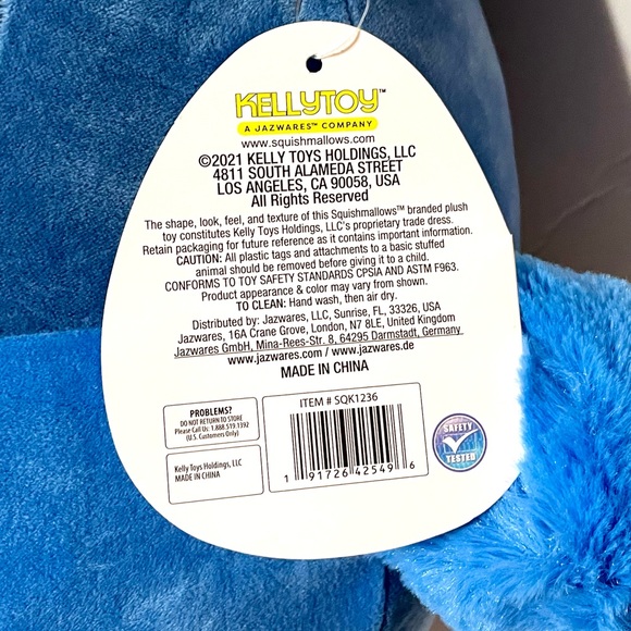Squishmallows Official Squish-Doo Series 14 Inch  (Babs The Blue Jay Bird). NWT - Picture 5 of 5